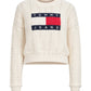 Maglione A Girocollo Donna Tommy Jeans  Tjw Gmd Cable Flag DW0DW22317