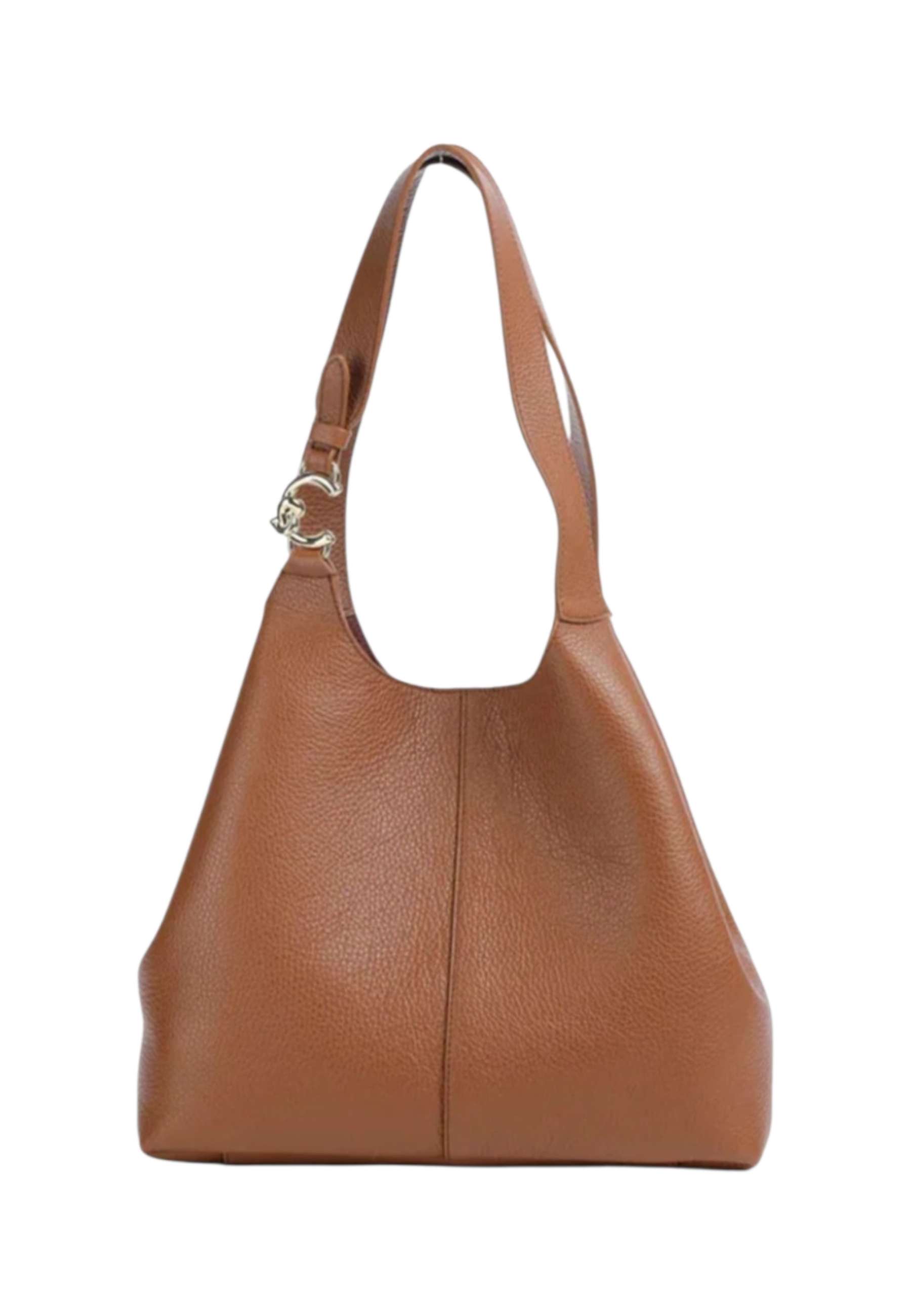 Borsa A Spalla Donna Coccinelle In Pelle Martellata Coccinelle C-Easy E1SHA110101