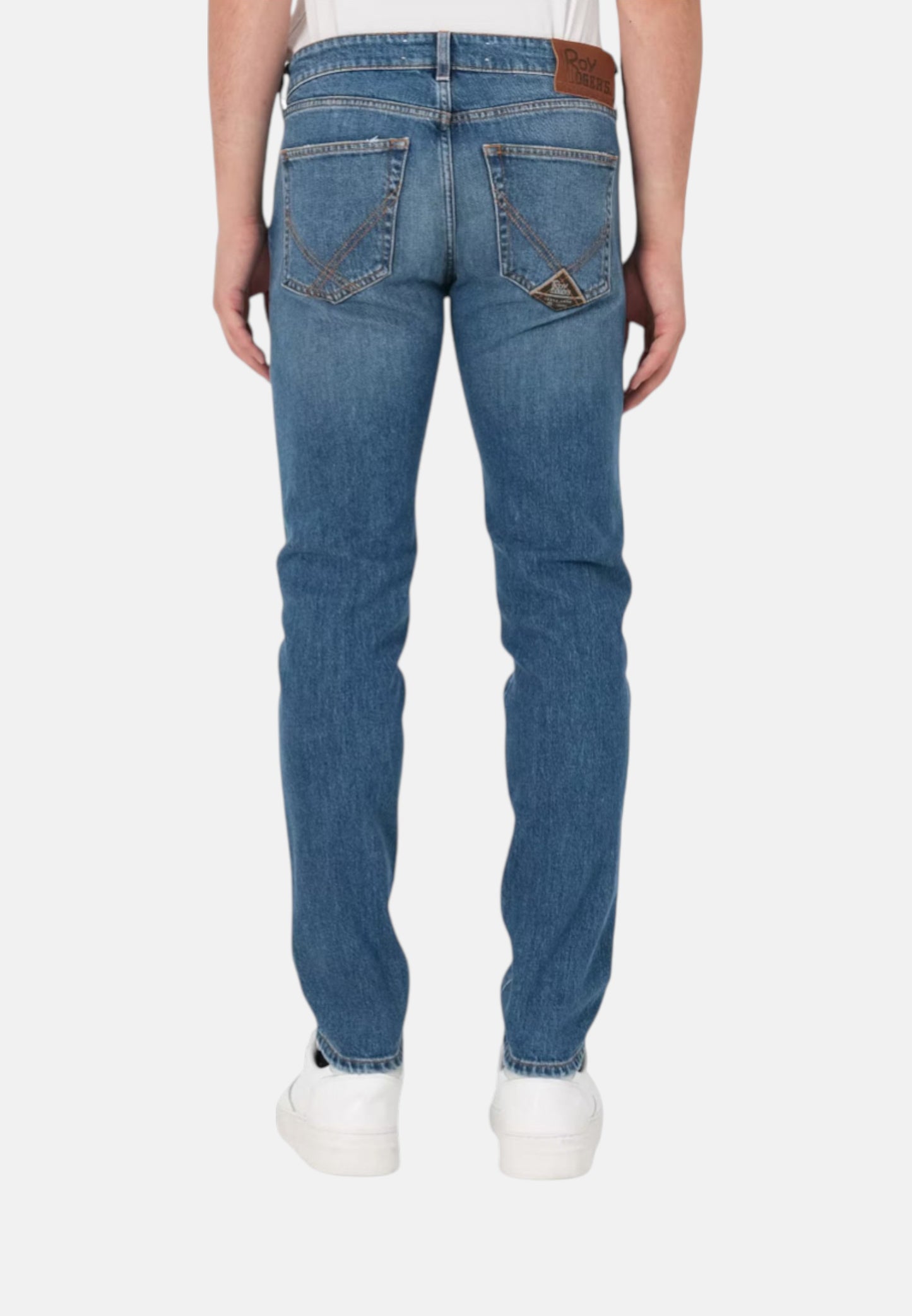 Jeans Slim Fit Uomo Roy Roger's In Denim Elasticizzato 517 Paul RRU075D598A048