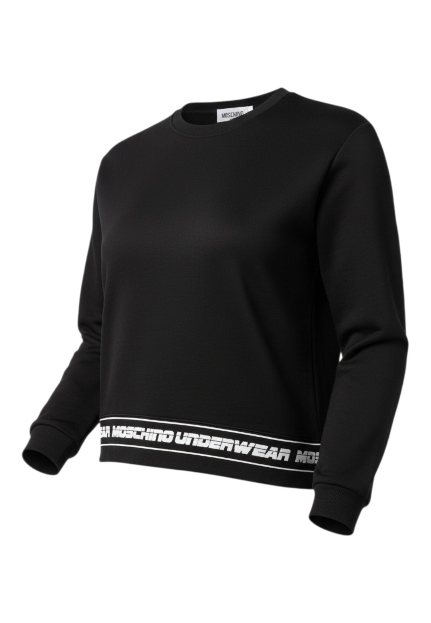 Felpa A Girocollo Donna Moschino Crop  V17339029