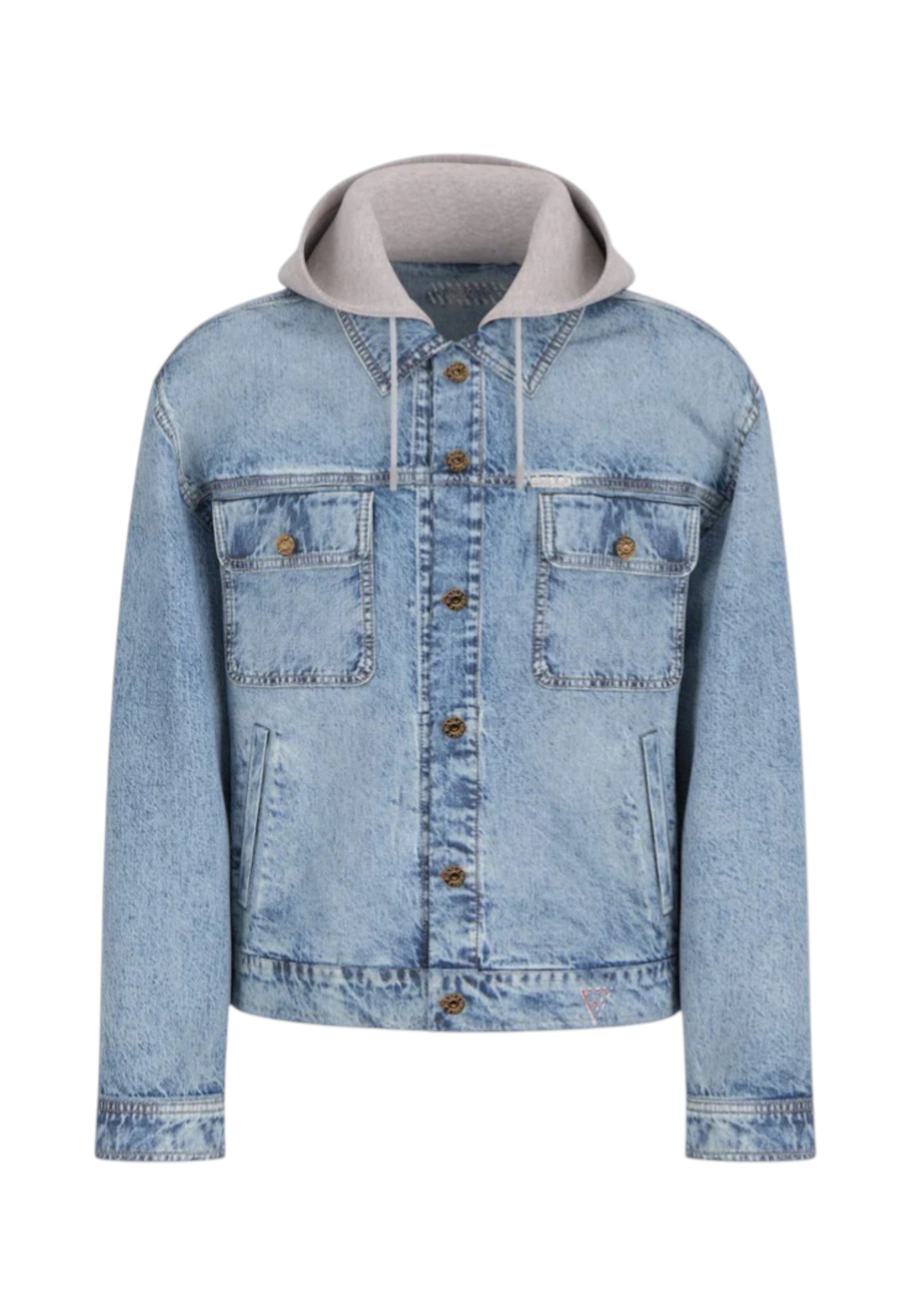 Giacca Jeans Uomo Guess  Gj Cropped Trucker M6RN67D5M5O