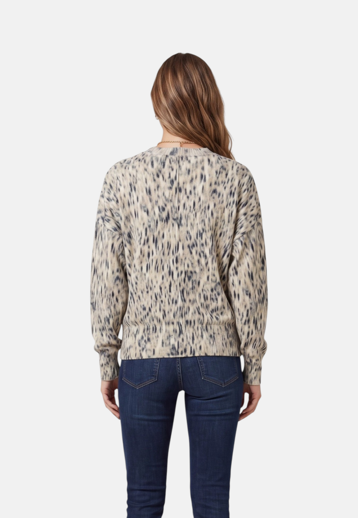 Maglia  Donna Liu Jo Stampata Spotted Chine Lux  WF6311MA52S