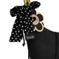Borsa A Spalla Donna Braccialini Hobo, Singolo, Chiusura con zip, Una tasca interna portacellulare, Charm removibile con margherita e fiocco a pois, Dimensioni: 32.5 x 7 x 29 Cm Beth B19227YY
