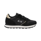 Sneakers Basse Donna Sun68 Stile Running, Nylon E Suede, Dettagli Laminati Ally Silver Gold Z46202