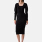 Vestito Midi Donna Liu Jo In Maglia A Coste  WF6430MA54S