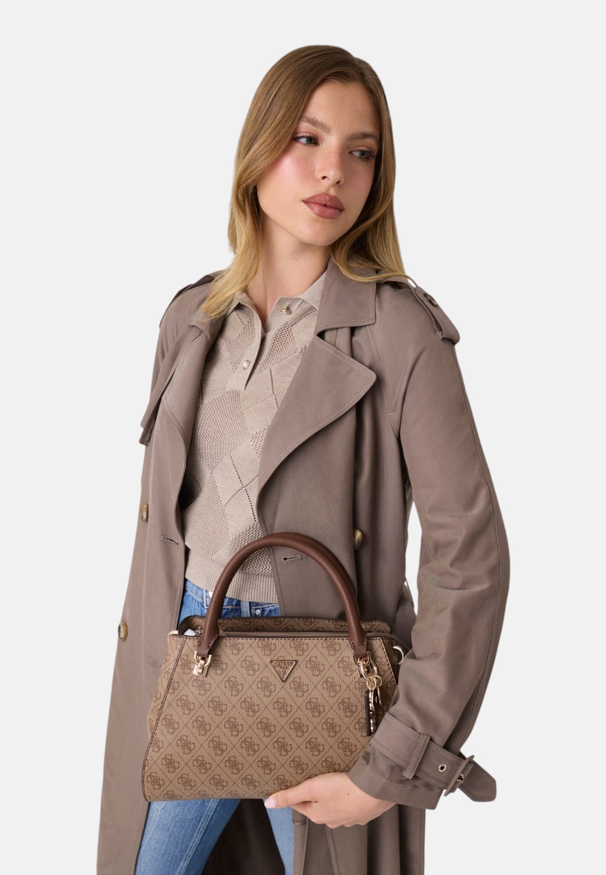 Borsa A Mano Donna Guess Luxury Satchel Noelle Ii HWBG9672070