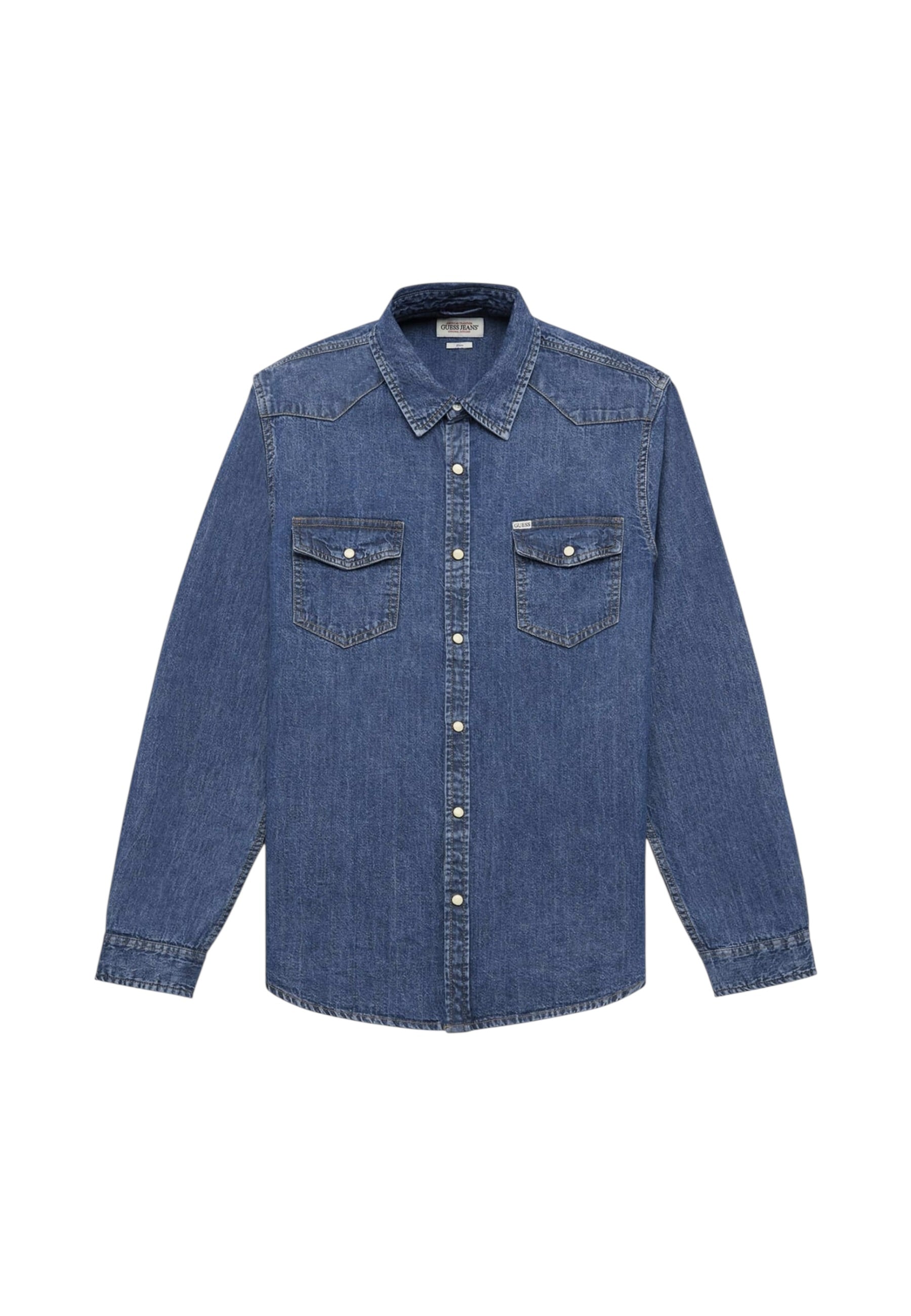 Camicia Manica lunga Uomo Guess  Gj Slim Denim M4YH55D5EI1