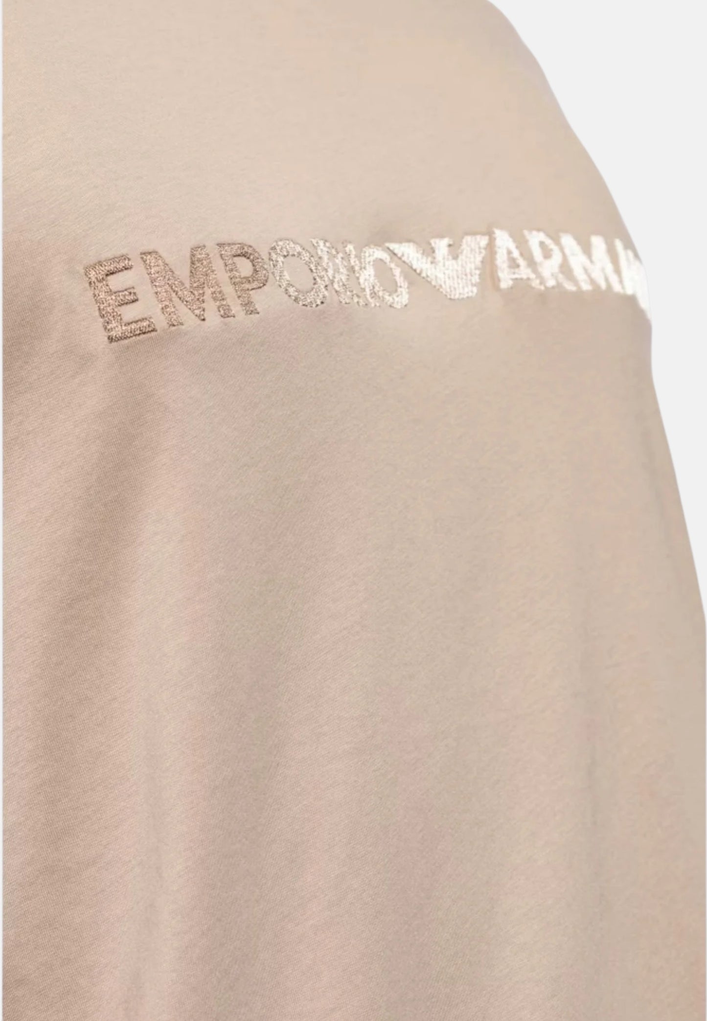 T-Shirt Manica Corta Uomo Emporio Armani Con Logo Ricamato Drawing 3D1TG31JPZZ