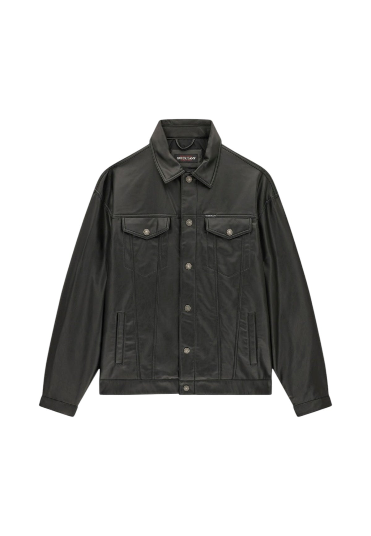 Giacca In Pelle Sintetica Uomo Guess Stile trucker Gj M6YL45W3368
