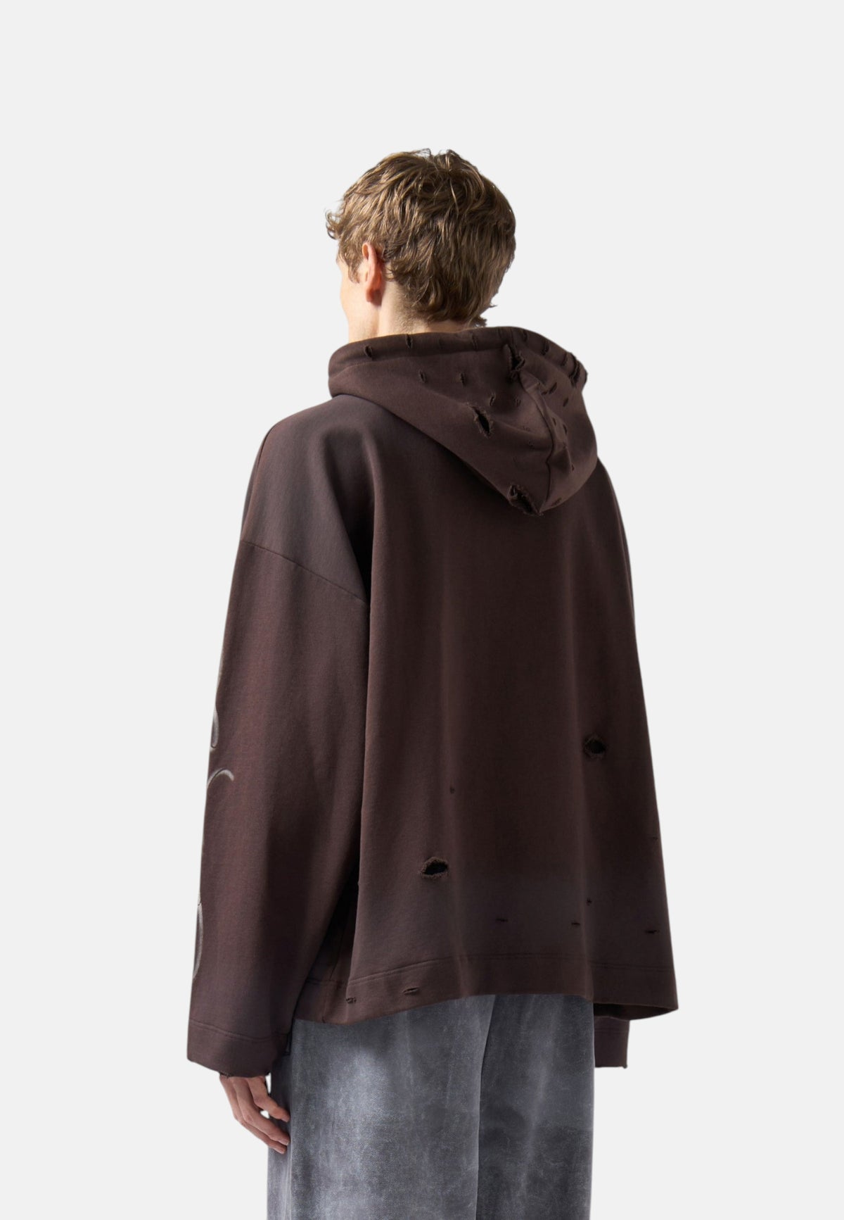 Felpa Con Cappuccio Uomo Gcds   C2MBQE075F034