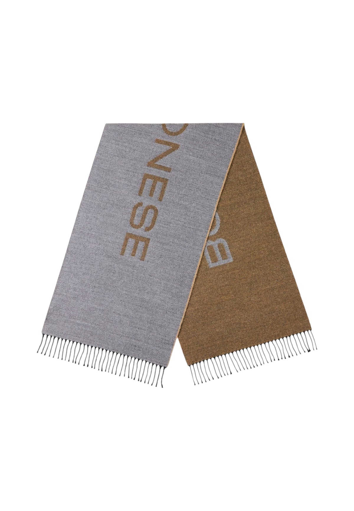 Sciarpa  Donna Borbonese Logo centrale, Misto acrilico e cotone, 42x170 Cm  910601360330