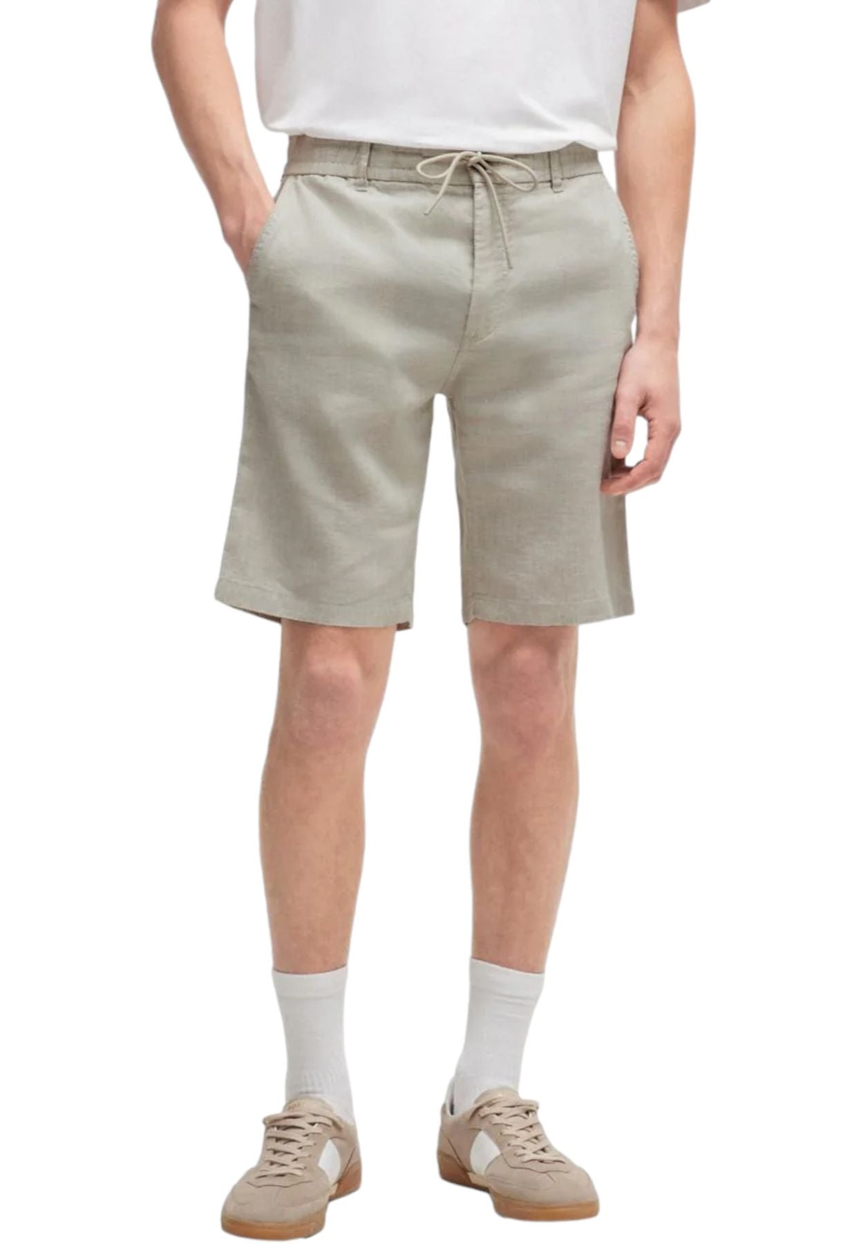 Pantaloncini Chino Uomo Boss Tapered Fit  50513027