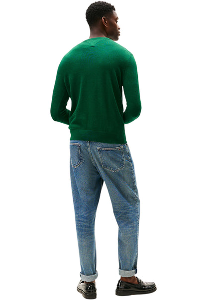 Maglione A Girocollo Uomo Tommy Hilfiger Organic Cotton Cashmere Pima MW0MW28046