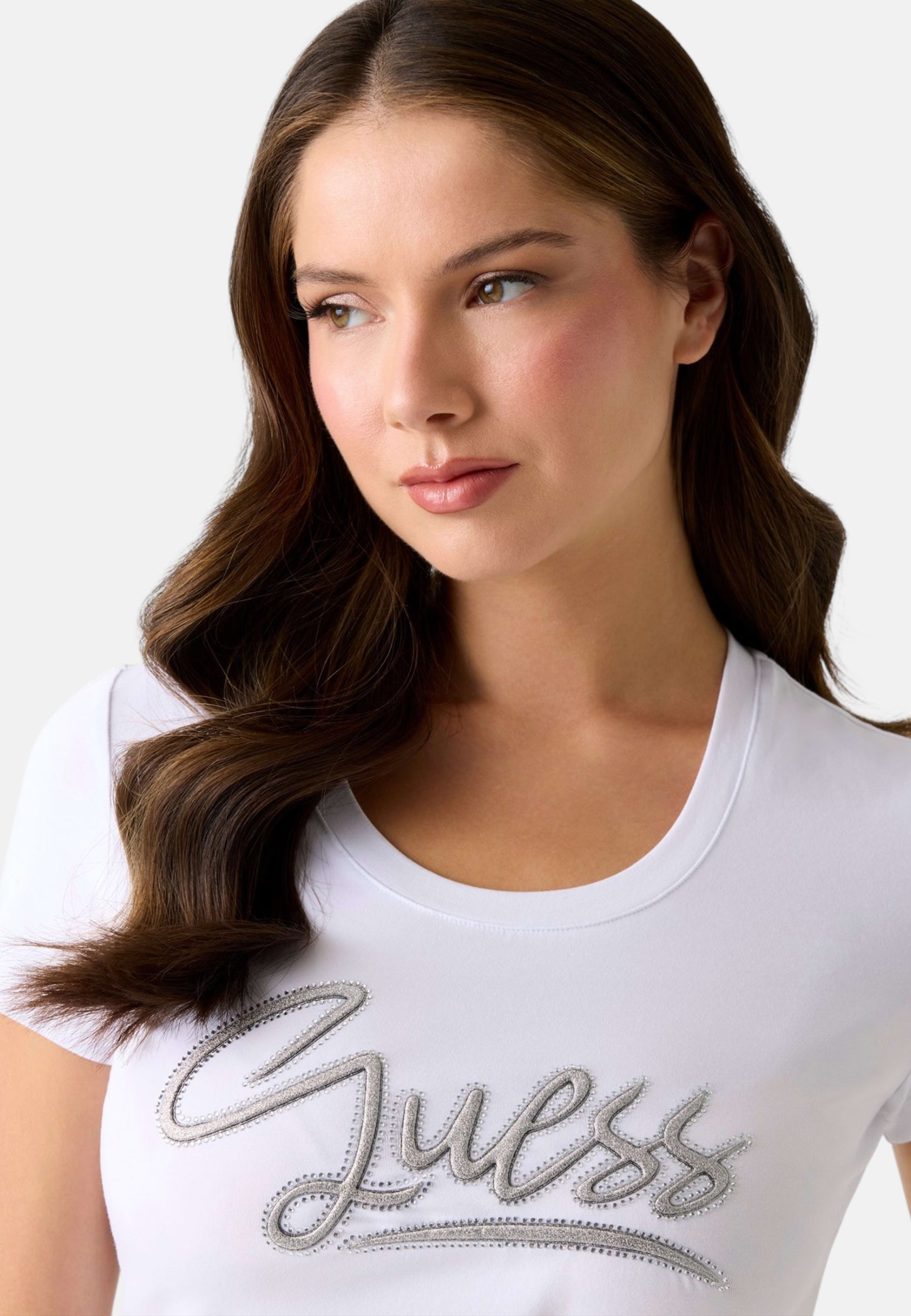 T-Shirt Manica Corta Donna Guess  Guess Script W6RI24J1314