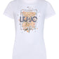 T-Shirt Manica Corta Donna Liu Jo Liujo Foulard Blooming Eco Line WA6493JS923