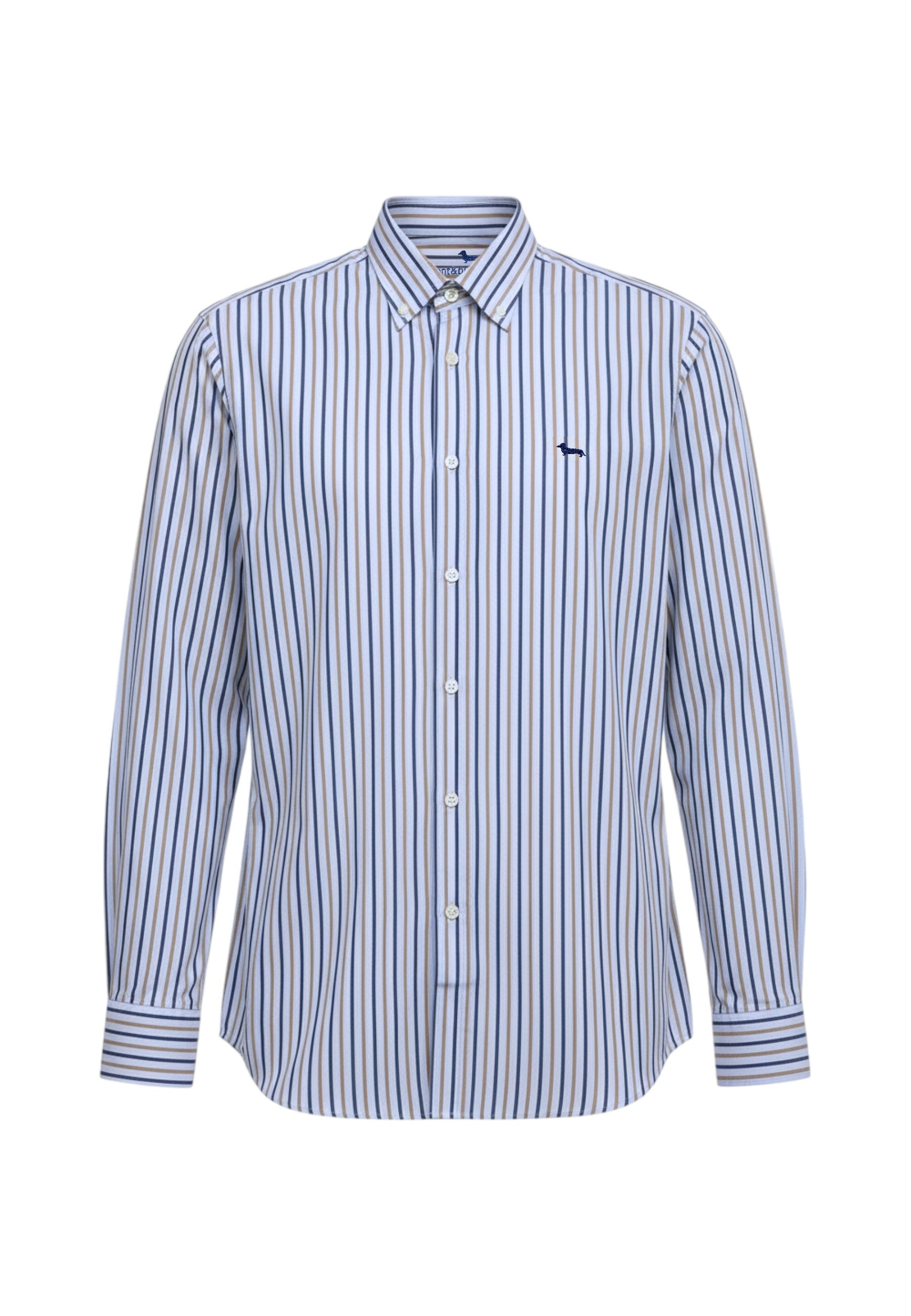 Camicia Manica lunga Uomo Harmont & Blaine Con Pois In Fil Coupe'  CRP001013475M