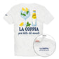 T-Shirt Manica Corta Uomo Mc2 Saint Barth Stampa/Ricamo Fronte E Retro Coppia Schweppes Portland PRL0002