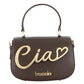 Borsa A Mano Donna Braccialini A Bauletto, Singolo con tracolla removibile e regolabile, Chiusura con clip, Due tasche interne, una con zip e una aperta, Accessorio Ciao in metallo, Dimensioni: 20 x 7.5 x 14 Cm Ciao B19340PP