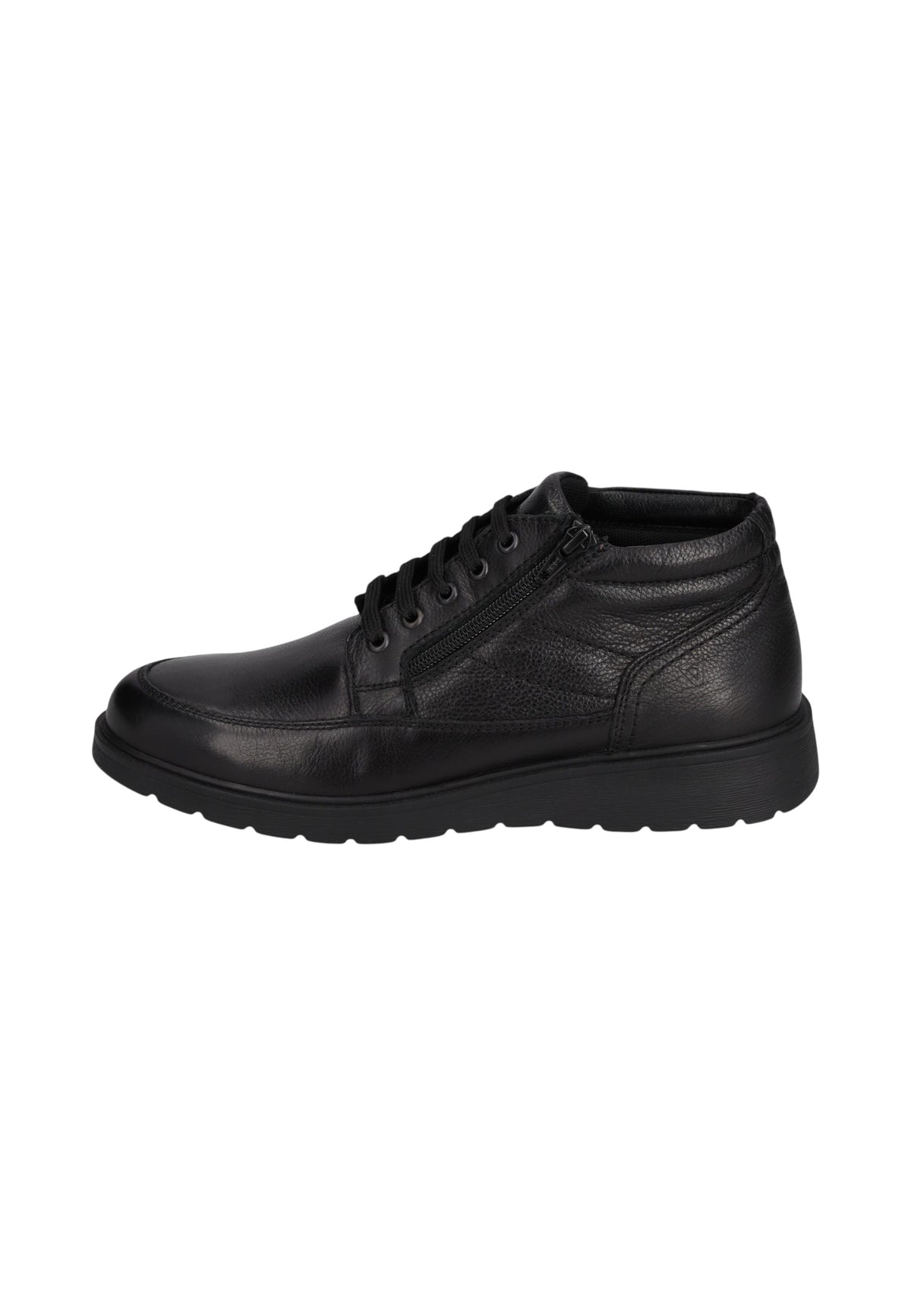 Stivaletti Polacchini Uomo Valleverde chiusura con lacci, zip laterale, suola scura  VJ833F