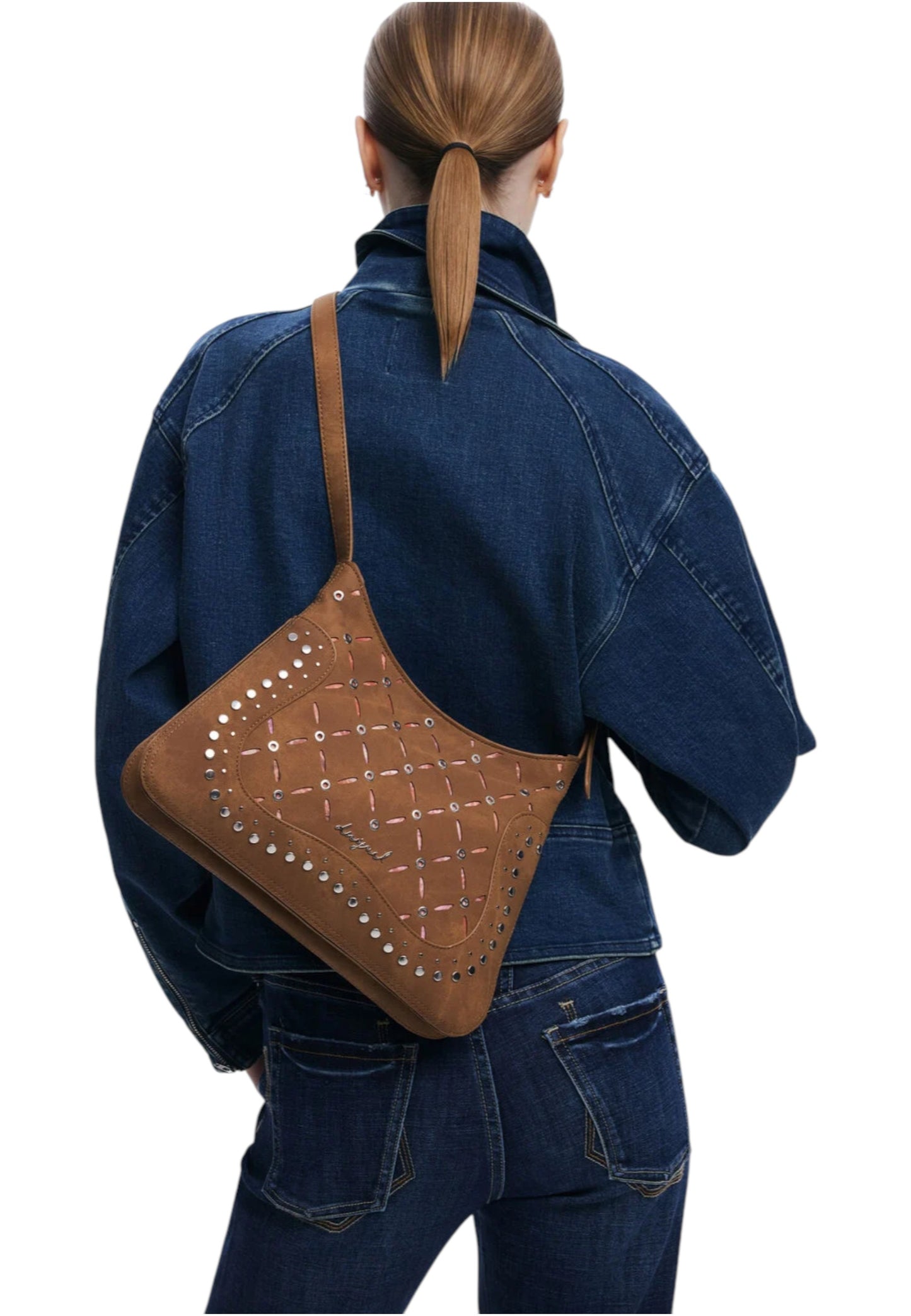 Borsa A Tracolla Donna Desigual  Yankee Manaos Camel 25WAXPB4