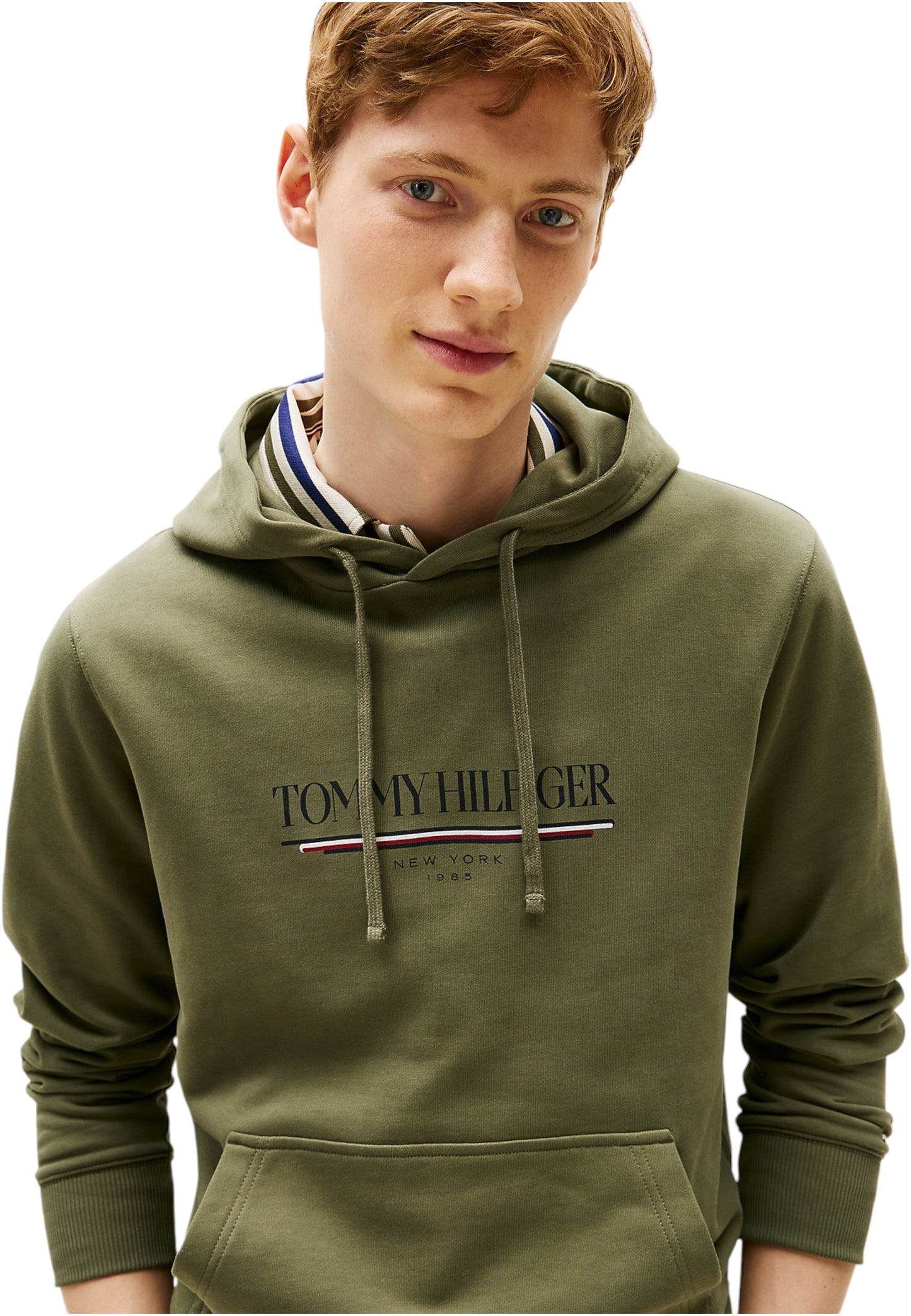 Felpa Con Cappuccio Uomo Tommy Hilfiger  Brand Love Hilfiger MW0MW40534