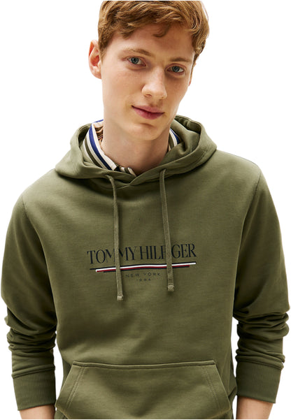Felpa Con Cappuccio Uomo Tommy Hilfiger  Brand Love Hilfiger MW0MW40534