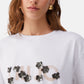 T-Shirt Manica Corta Donna Liu Jo LiuJo Sequins Floral Eco Line WA6238JS923