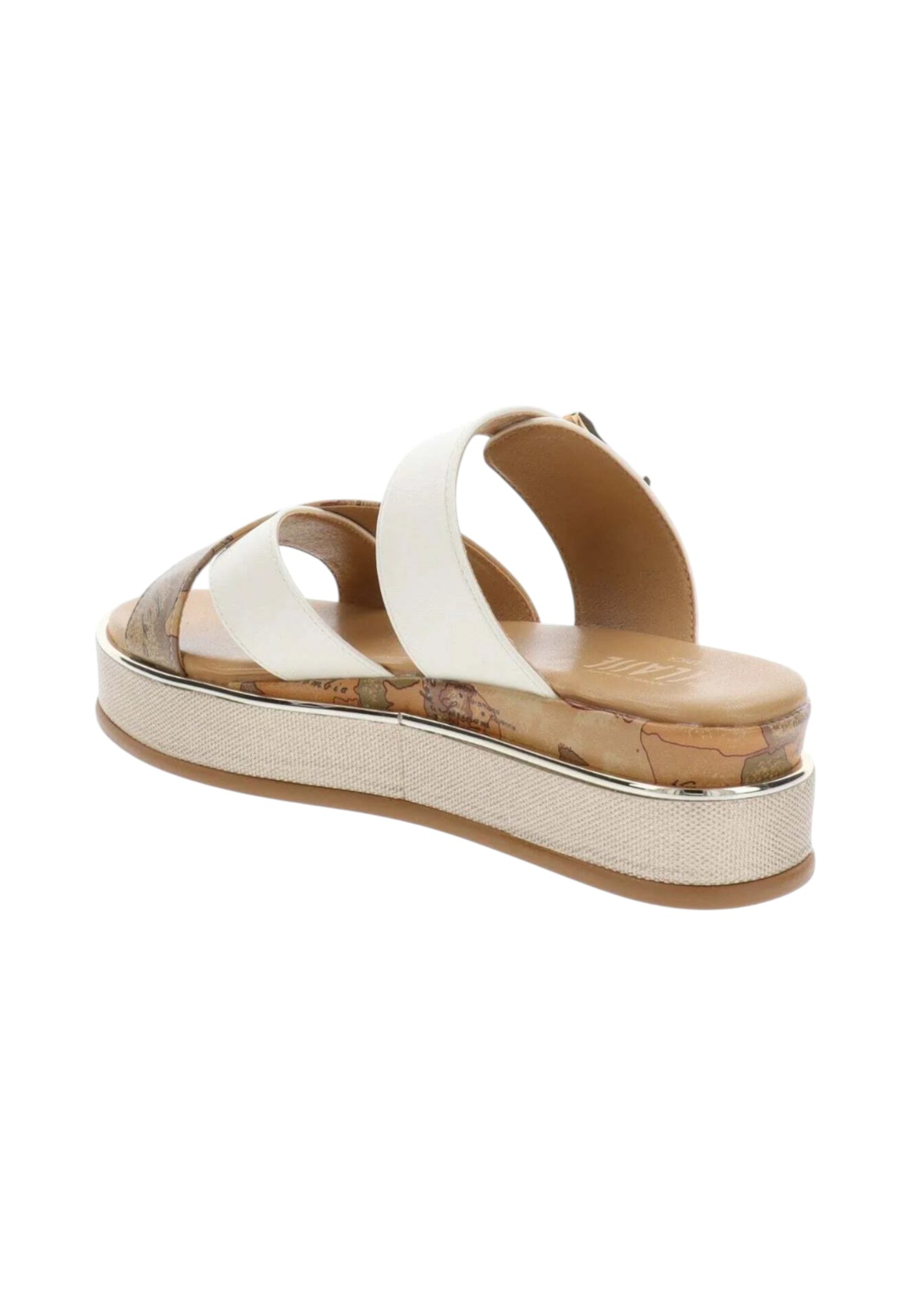 Ciabatte Con Zeppa Donna Alviero Martini Fascie Incrociate Geo Beige  26EN124930371