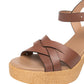 Sandali Con Tacco Donna Nero Giardini In Pelle Con Fasce Intrecciate  E617010D