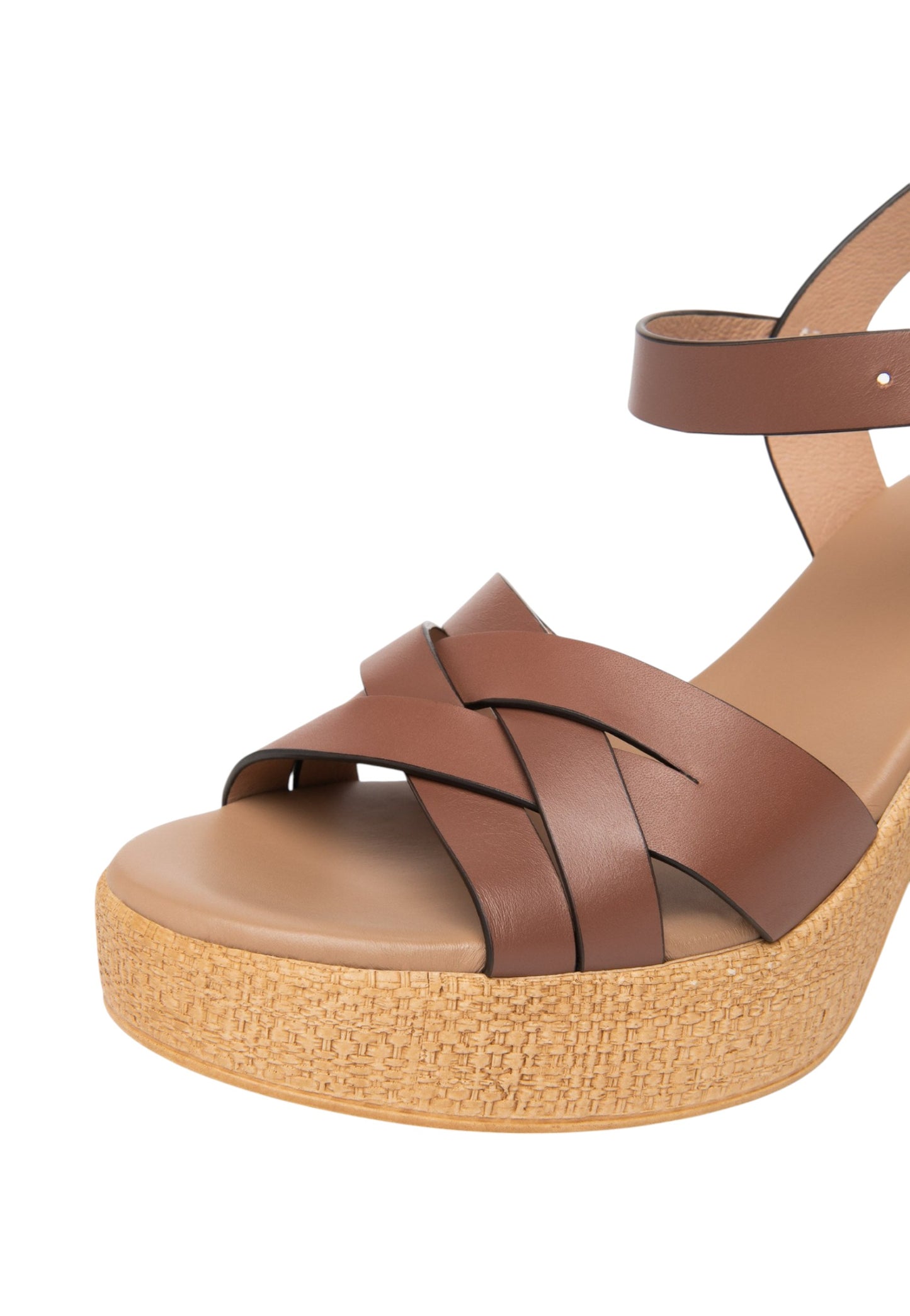 Sandali Con Tacco Donna Nero Giardini In Pelle Con Fasce Intrecciate  E617010D