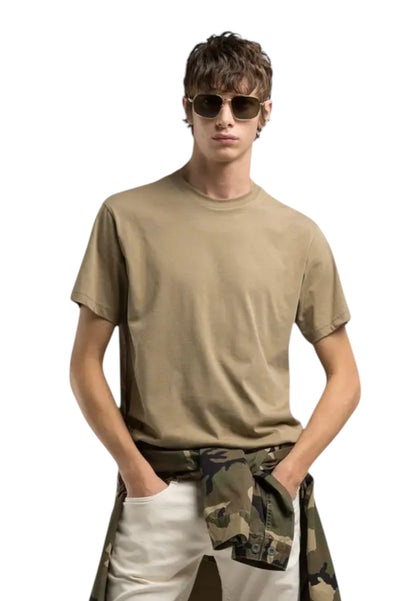 T-Shirt Manica Corta Uomo Replay Regular Fit In Jersey