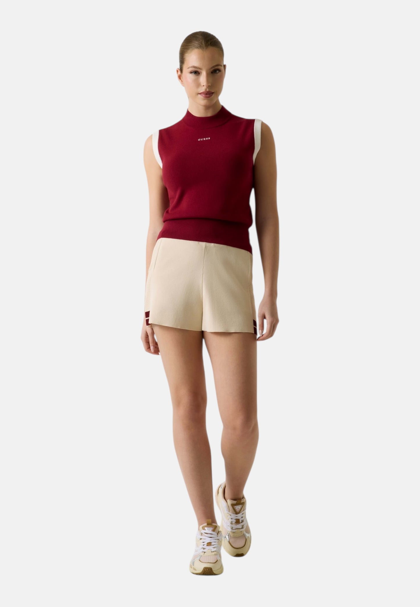 Top  Donna Guess In Maglia Laurene V6RP07Z4642