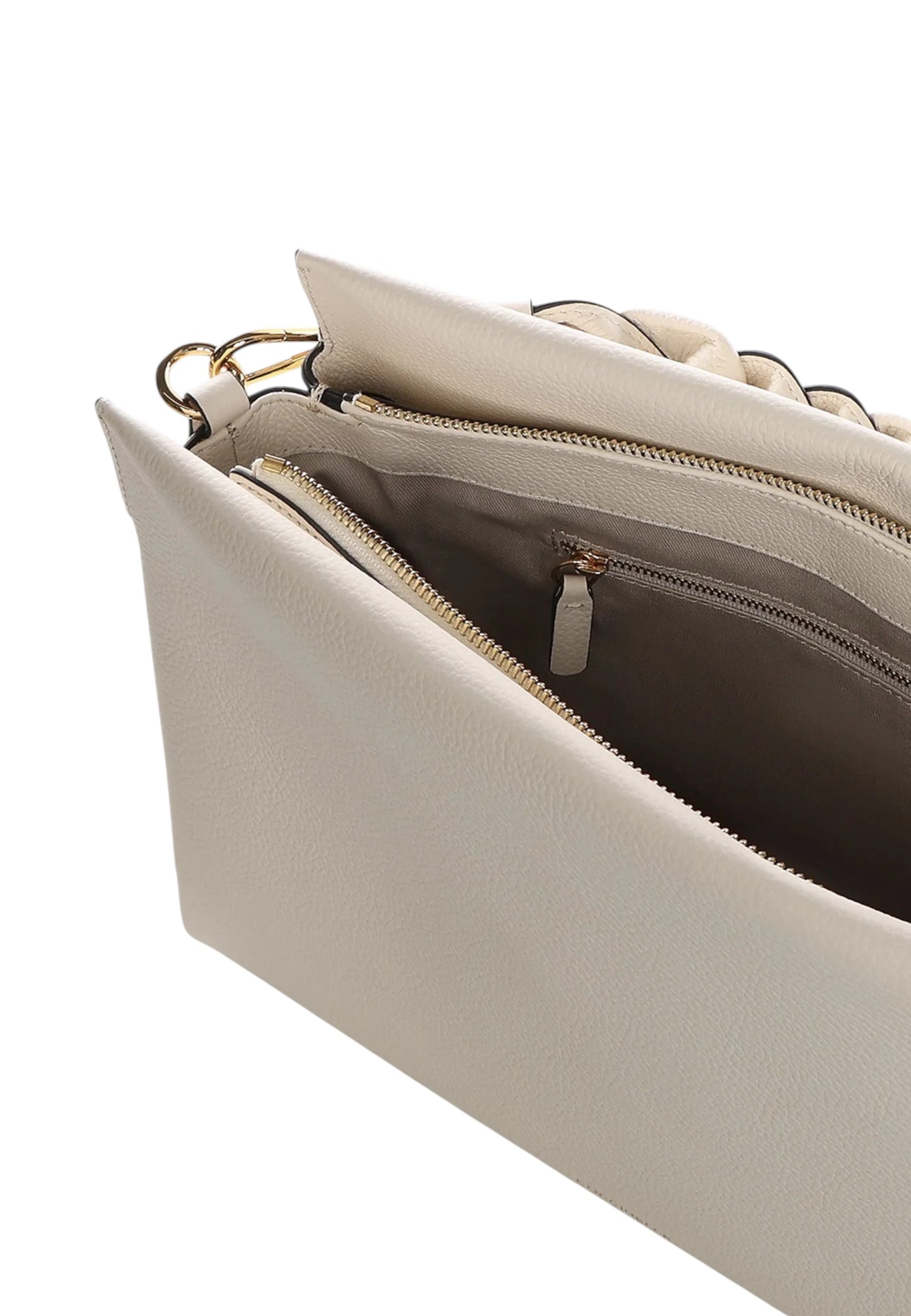 Borsa A Spalla Donna Coccinelle In Pelle Martellata Doppia Boheme Medium E1M50190201