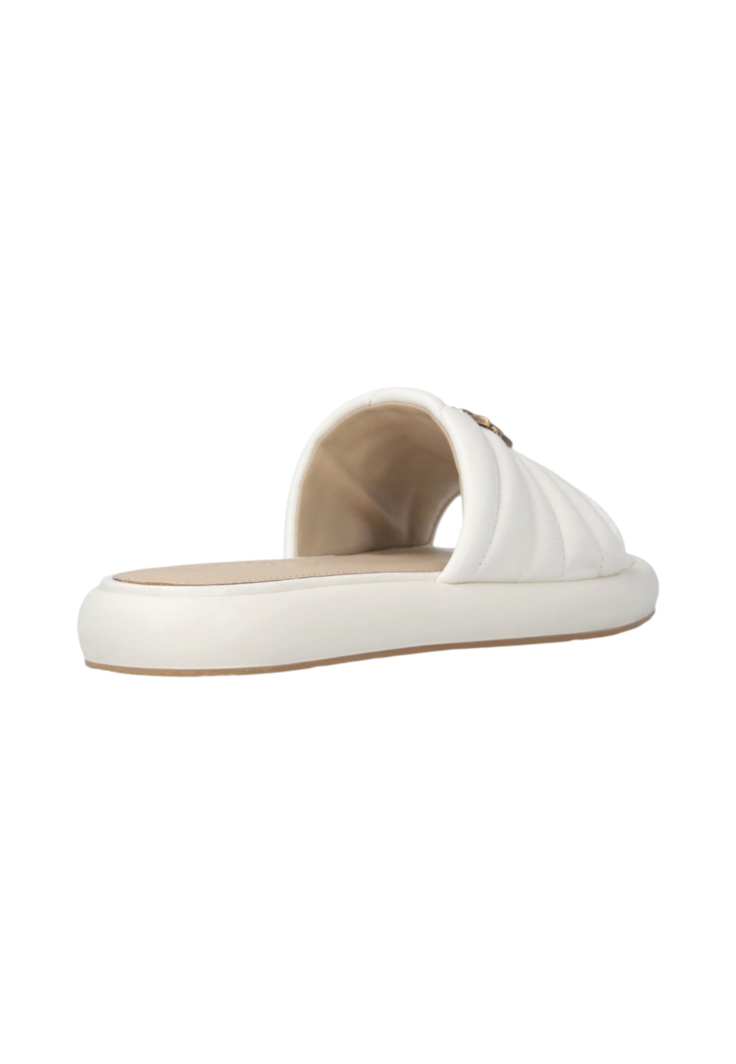 Ciabatte  Donna Pinko In Nappa Trapuntata Con Logo Love Birds Fiona 03 SD0525P003
