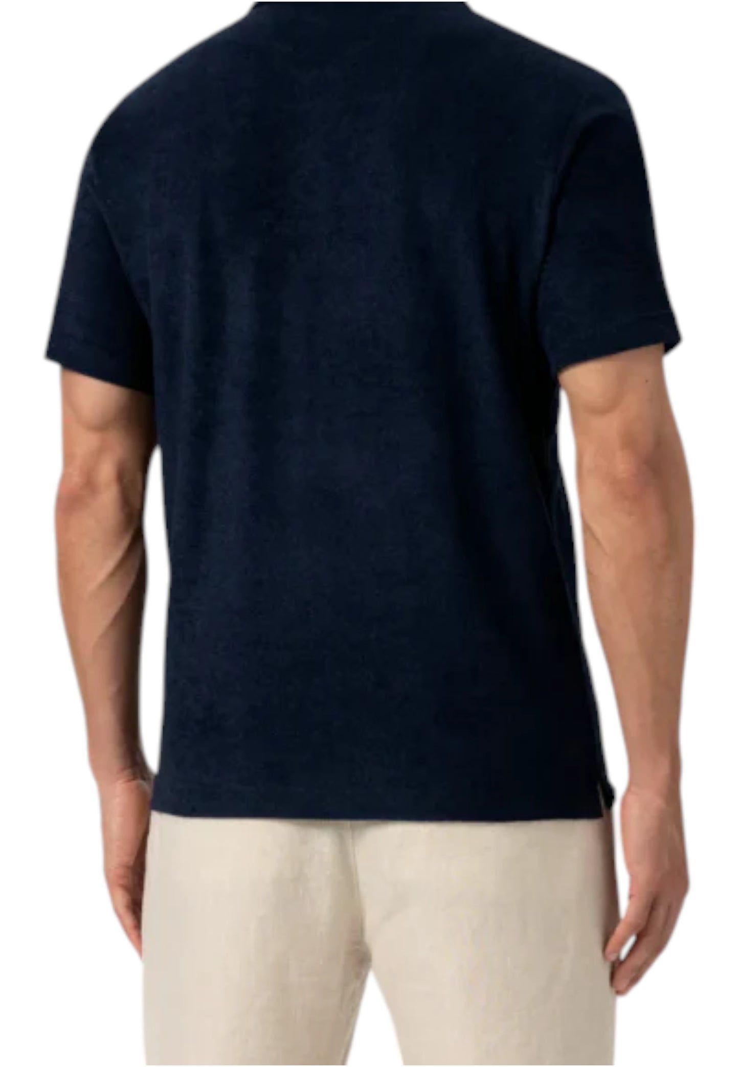Polo Manica Corta Uomo Mc2 Saint Barth Sponge Collar Rib Jeremy