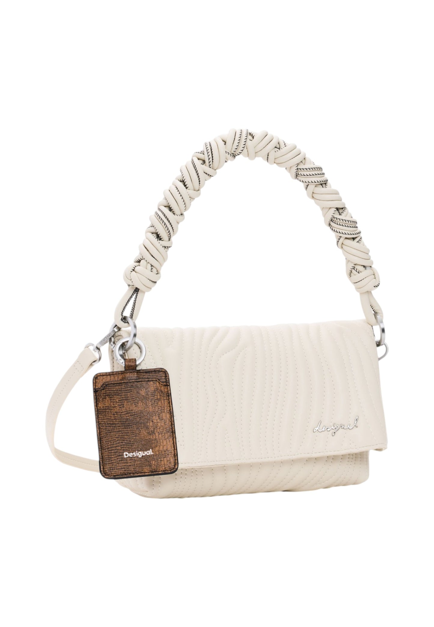 Borsa A Tracolla Donna Desigual  Helium Trokel Ecru 26SAXPBB
