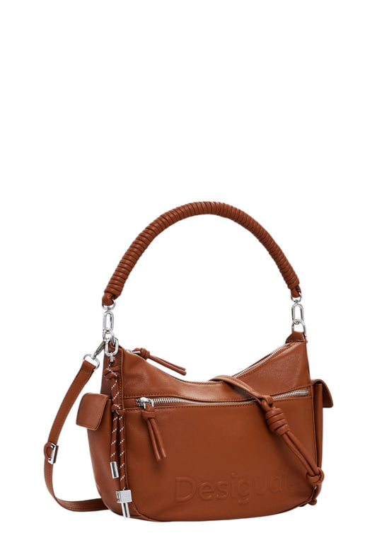 Borsa A Spalla Donna Desigual  Half Astana Camel