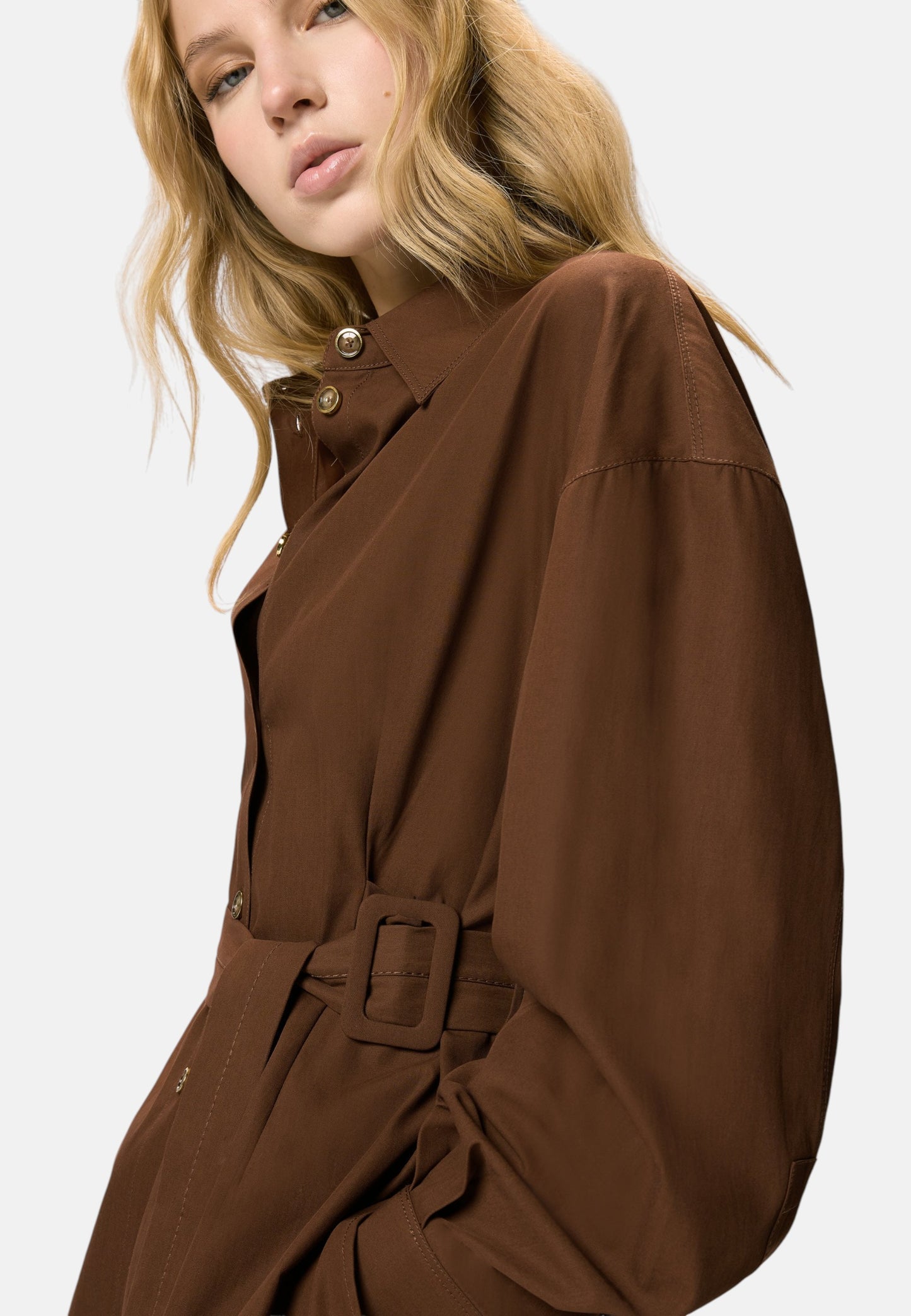Giacca  Donna Pinko  Cheryl Overshirt Cotone Fluido 106153A2ER