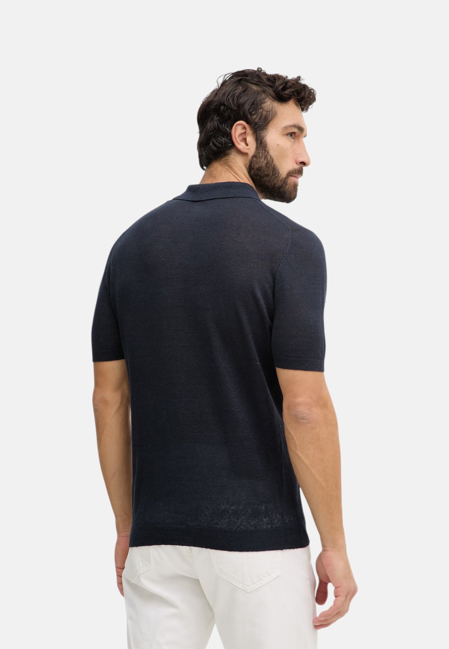 Polo Manica Corta Uomo Aeronautica Militare In Maglia Di Lino  261MA1625UL00935