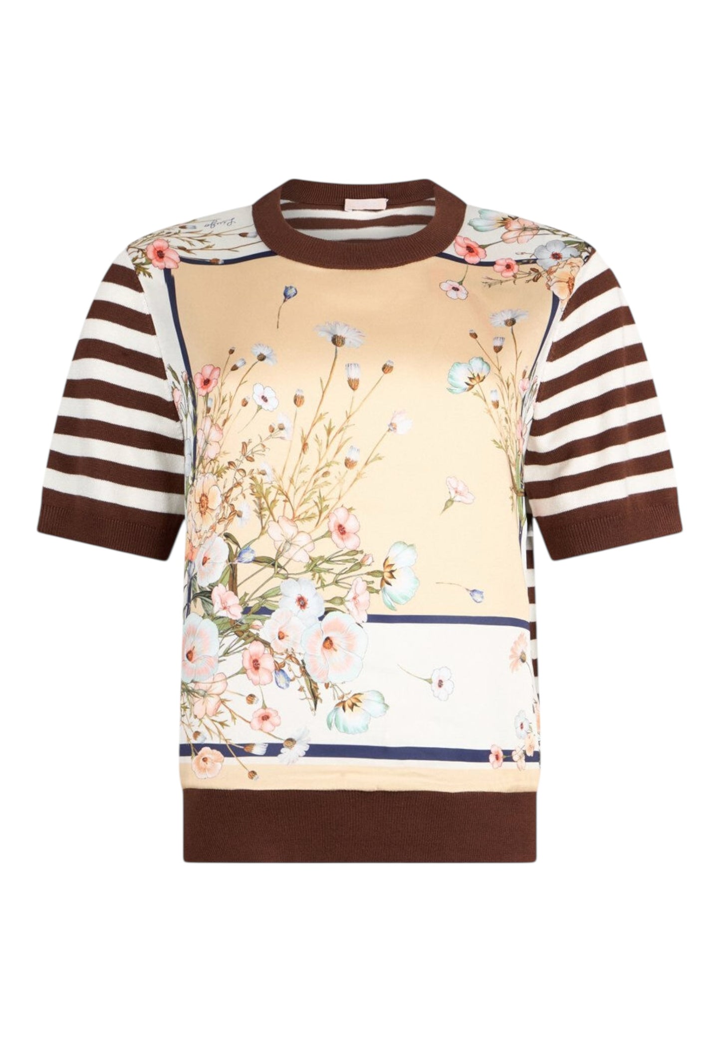 Top  Donna Liu Jo Con Inserti In Twill Eco Line WA6386MS49I