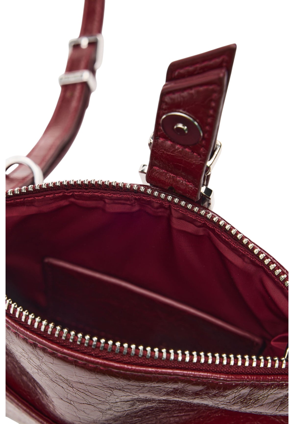 Portafoglio Con Portamonete Donna Desigual  Mone Half Logo Clutch Micro Granate 26WAYP06