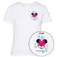 T-Shirt Manica Corta Donna Mc2 Saint Barth Minnie Impazzire Emb Emilie EMI0001