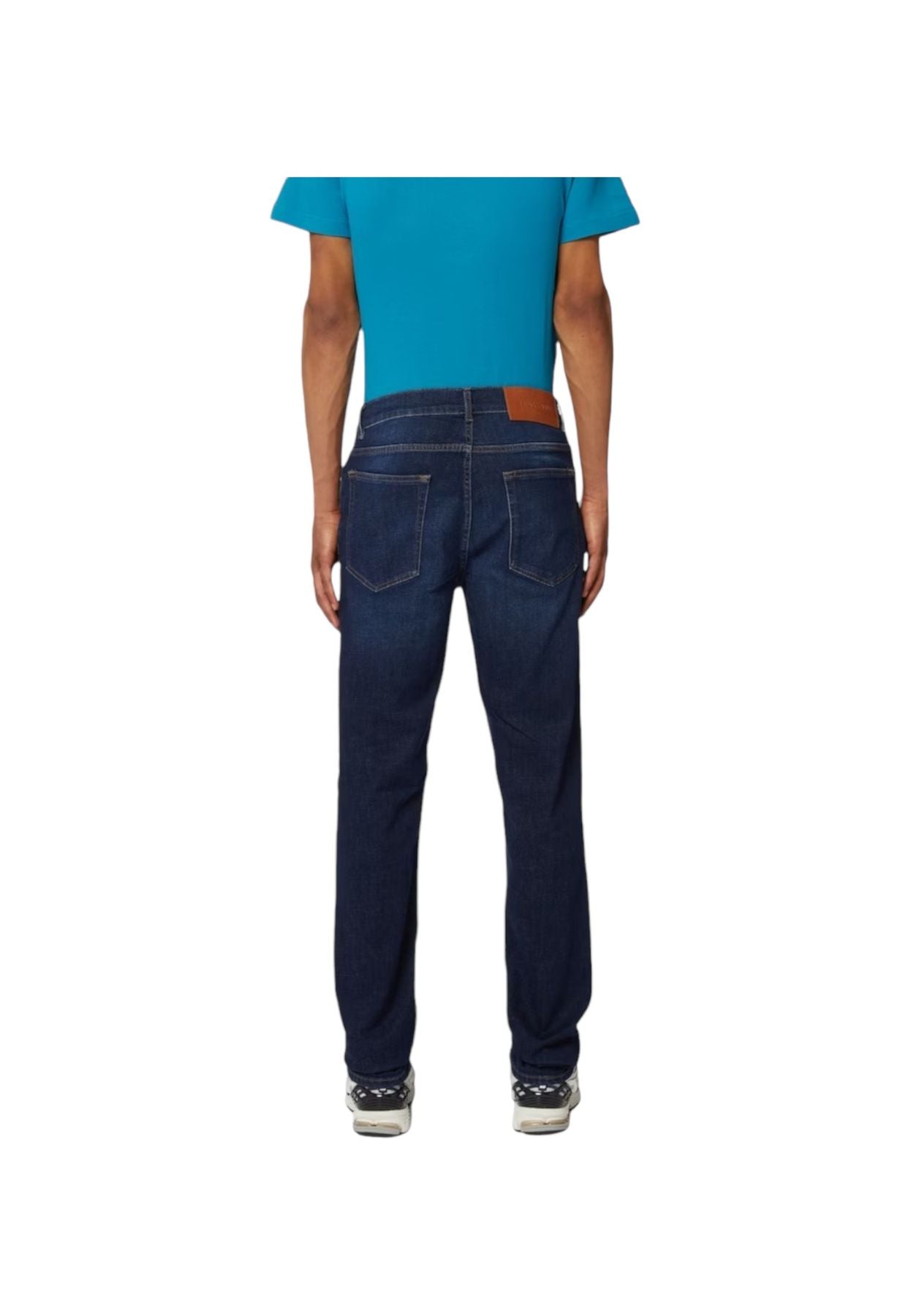 Jeans  Uomo Trussardi  5 Pocket 370 Close Denim Blue Stretch 52J00000-1Y000200