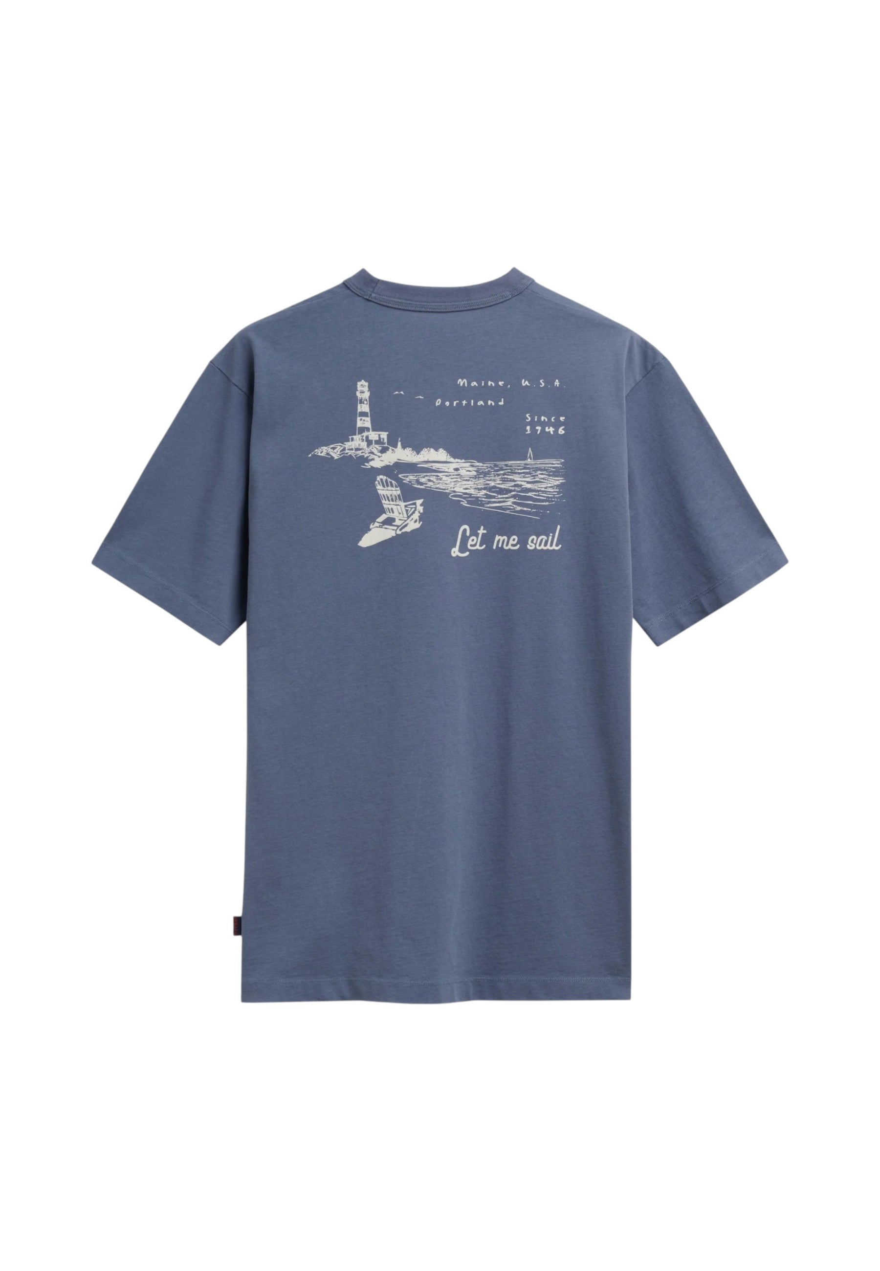 T-Shirt  Uomo Sebago  Shoreline 75121NW