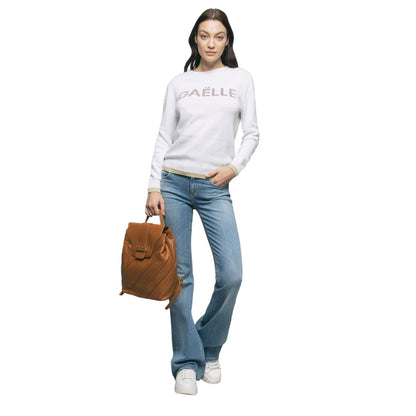 Pantaloni  Donna Gaelle  Flare In Denim Con Ricamo GBDP17188