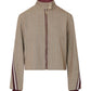 Giacca  Donna Liu Jo Corta Gessata Con Zip  TF6146T692A