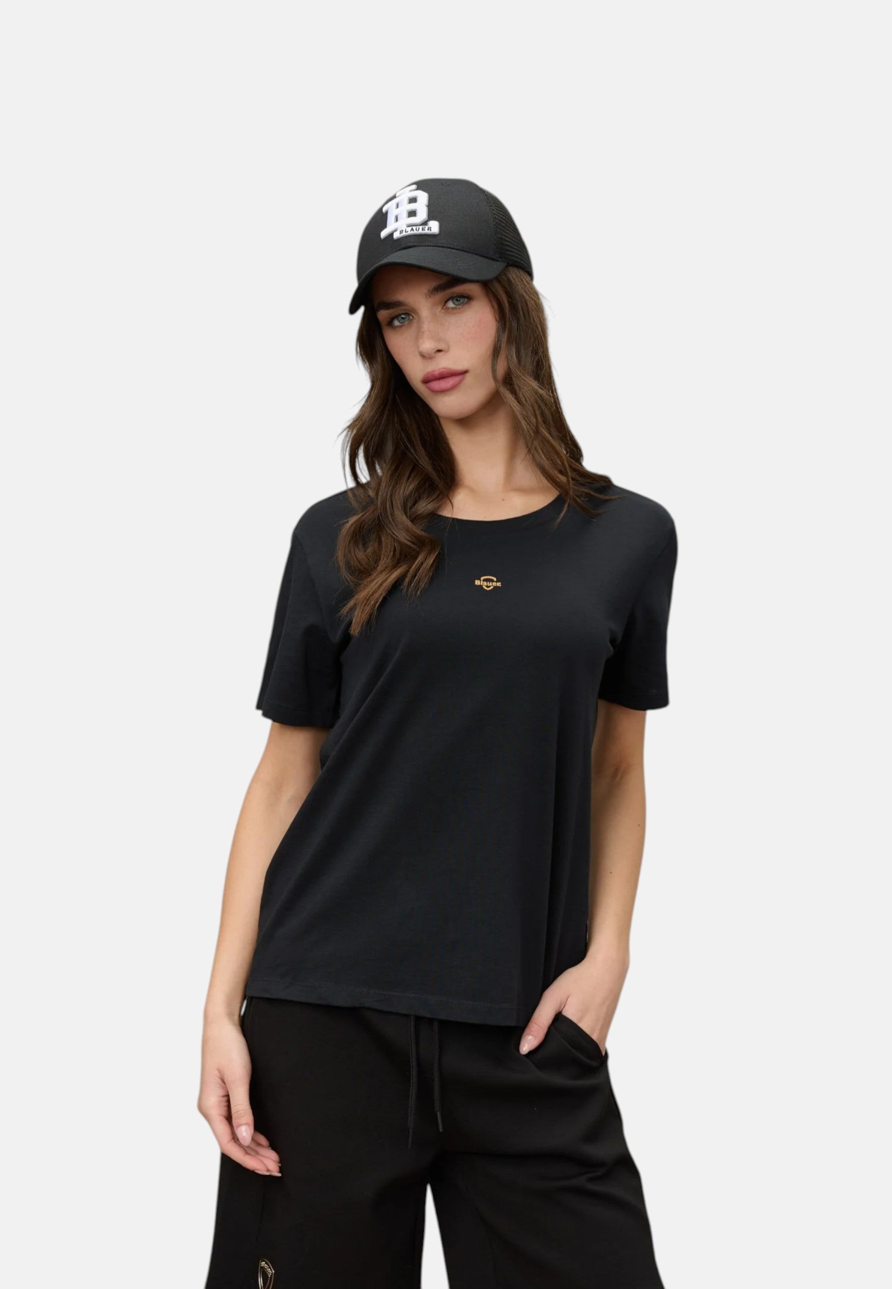 T-Shirt Manica Corta Donna Blauer  Pumpies 26SBLDH02211