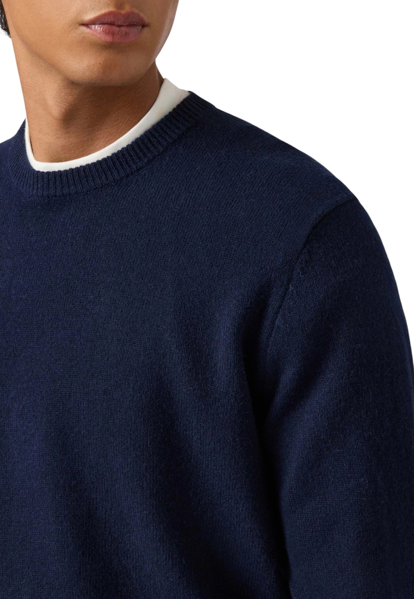Maglione A Girocollo Uomo Mc2 Saint Barth  Regent Merino REGE013