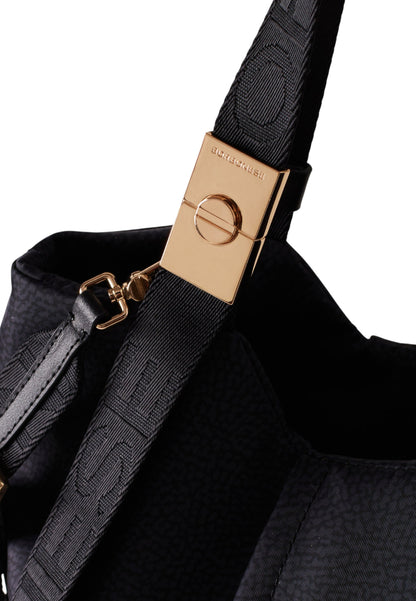 Borsa A Mano Donna Borbonese Bauletto Medium Con Tracolla Fold 933835AH1