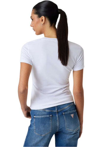 T-Shirt Manica Corta Donna Guess  Guess Logo W5YI05J1314